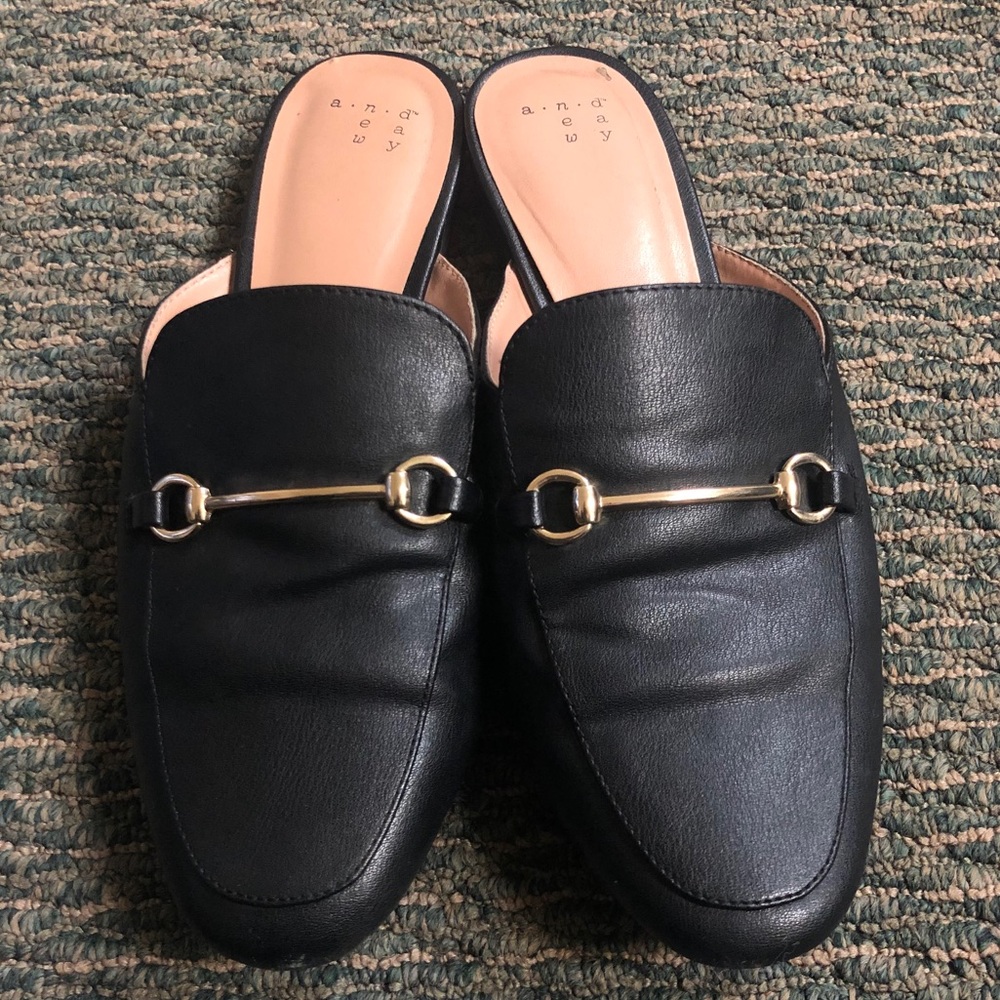 A New Day Leather Mules